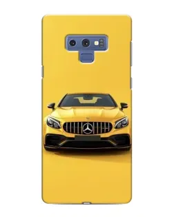 Чехол для Samsung Galaxy Note 9 с картинкой «Желтый Mercedes GT»