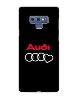 Чохол для Samsung Galaxy Note 9 з картинкою «Логотип Audi Heart»