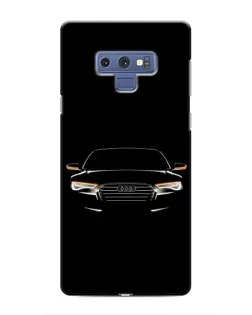 Чехол для Samsung Galaxy Note 9 с картинкой «Audi — ночной контур» Чехол для Samsung Galaxy Note 9 с картинкой «Audi — ночной контур»