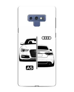 Чехол для Samsung Galaxy Note 9 с картинкой «Audi — контрастный дизайн» Чехол для Samsung Galaxy Note 9 с картинкой «Audi — контрастный дизайн»