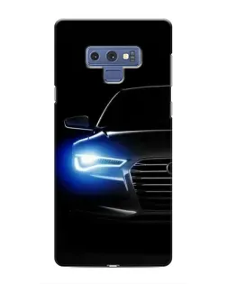 Чехол для Samsung Galaxy Note 9 с картинкой «Неоновый взгляд Audi» Чехол для Samsung Galaxy Note 9 с картинкой «Неоновый взгляд Audi»