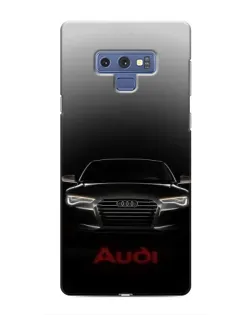 Чехол для Samsung Galaxy Note 9 с картинкой «Audi — градиентный контур» Чехол для Samsung Galaxy Note 9 с картинкой «Audi — градиентный контур»
