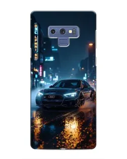 Чехол для Samsung Galaxy Note 9 с картинкой «Ночной город и Audi» Чехол для Samsung Galaxy Note 9 с картинкой «Ночной город и Audi»