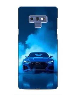 Чехол для Samsung Galaxy Note 9 с картинкой «Audi — голубая энергия» Чехол для Samsung Galaxy Note 9 с картинкой «Audi — голубая энергия»