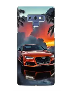 Чехол для Samsung Galaxy Note 9 с картинкой «Audi — закат» Чехол для Samsung Galaxy Note 9 с картинкой «Audi — закат»