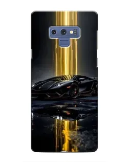 Чохол для Samsung Galaxy Note 9 з картинкою «Нічний Lamborghini драйв»