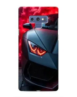 Чохол для Samsung Galaxy Note 9 з картинкою «Lamborghini червоне сяйво»