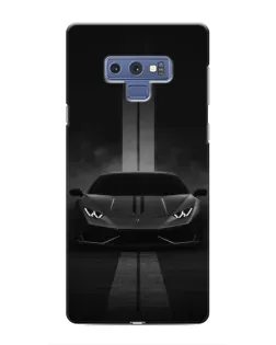 Чехол для Samsung Galaxy Note 9 с картинкой «Lamborghini симметрия дорог»