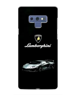 Чехол для Samsung Galaxy Note 9 с картинкой «Логотип Lamborghini классика»