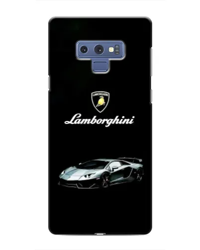 Чехол для Samsung Galaxy Note 9 с картинкой «Логотип Lamborghini классика»