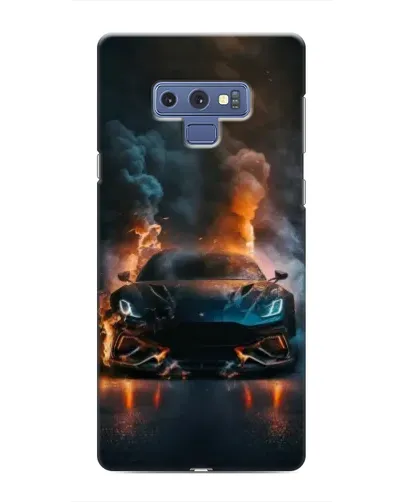 Чехол для Samsung Galaxy Note 9 с картинкой «Lamborghini дымная эстетика»