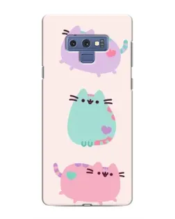 Чехол для Samsung Galaxy Note 9 с картинкой «Pusheen трио»