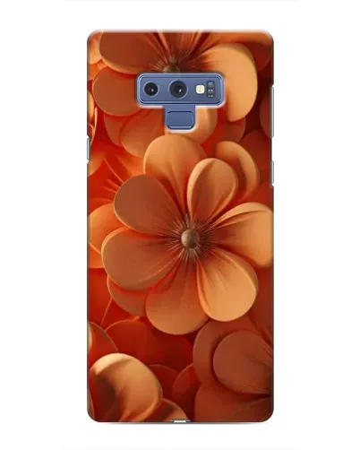 Чехол для Samsung Galaxy Note 9 с картинкой «Оранжевый макро цветок»