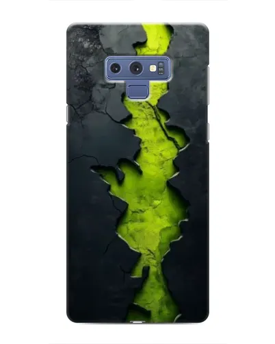 Чехол для Samsung Galaxy Note 9 с картинкой «Салатовый разлом скалы»