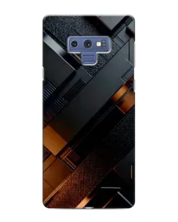 Чехол для Samsung Galaxy Note 9 с картинкой «Черные геометрические блоки»
