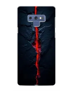 Чехол для Samsung Galaxy Note 9 с картинкой «Kрасная лавовая трещина»
