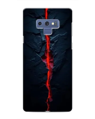 Чехол для Samsung Galaxy Note 9 с картинкой «Kрасная лавовая трещина»