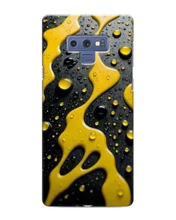 Чехол для Samsung Galaxy Note 9 с картинкой «Жидкое желтое золото»