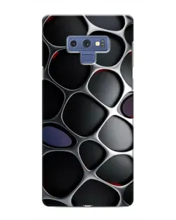 Чехол для Samsung Galaxy Note 9 с картинкой «Объемная темная решетка»