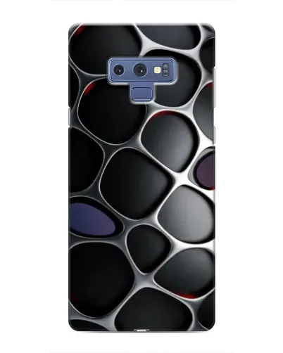 Чехол для Samsung Galaxy Note 9 с картинкой «Объемная темная решетка»