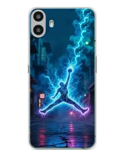 Чехол для Nothing CMF Phone 1 с картинкой «Jordan Gold Jumpman»