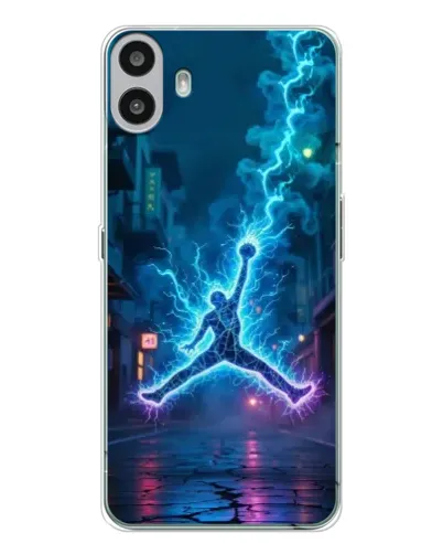 Чехол для Nothing CMF Phone 1 с картинкой «Jordan Gold Jumpman» Чехол для Nothing CMF Phone 1 с картинкой «Jordan Gold Jumpman»