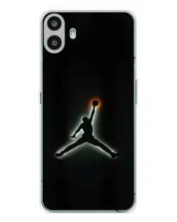 Чехол для Nothing CMF Phone 1 с картинкой «Jordan Gradient Logo»