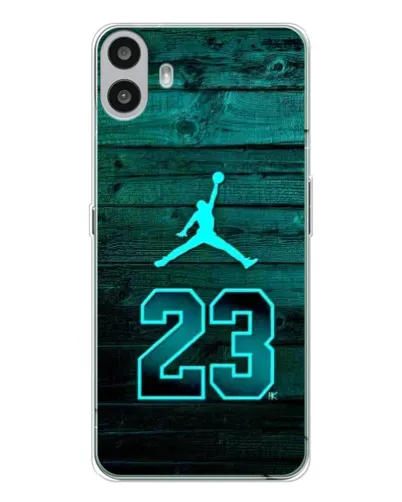 Чехол для Nothing CMF Phone 1 с картинкой «Jordan Cyan 23» Чехол для Nothing CMF Phone 1 с картинкой «Jordan Cyan 23»