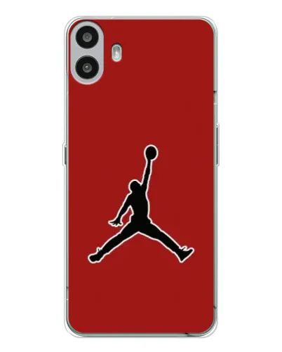 Чехол для Nothing CMF Phone 1 с картинкой «Jordan Red Back» Чехол для Nothing CMF Phone 1 с картинкой «Jordan Red Back»