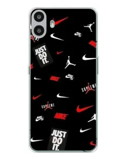 Чехол для Nothing CMF Phone 1 с картинкой «Nike Mix Pattern»