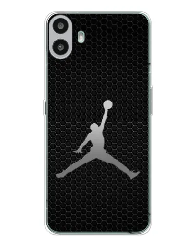 Чехол для Nothing CMF Phone 1 с картинкой «Jordan Dark Carbon» Чехол для Nothing CMF Phone 1 с картинкой «Jordan Dark Carbon»
