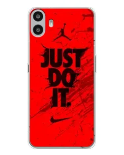 Чехол для Nothing CMF Phone 1 с картинкой «Nike Just Do It»