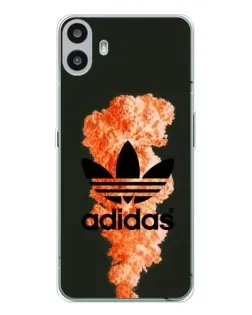 Чехол для Nothing CMF Phone 1 с картинкой «Оранжевый дым Adidas» Чехол для Nothing CMF Phone 1 с картинкой «Оранжевый дым Adidas»