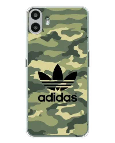 Чехол для Nothing CMF Phone 1 с картинкой «Милитари стиль Adidas» Чехол для Nothing CMF Phone 1 с картинкой «Милитари стиль Adidas»