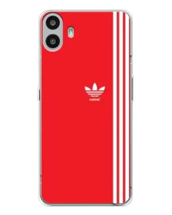 Чехол для Nothing CMF Phone 1 с картинкой «Красный минимализм Adidas» Чехол для Nothing CMF Phone 1 с картинкой «Красный минимализм Adidas»