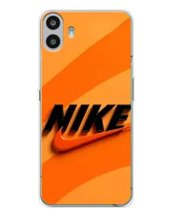 Чехол для Nothing CMF Phone 1 с картинкой «Оранжевый драйв Nike» Чехол для Nothing CMF Phone 1 с картинкой «Оранжевый драйв Nike»