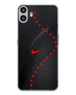 Чехол для Nothing CMF Phone 1 с картинкой «Абстрактный дизайн Nike»