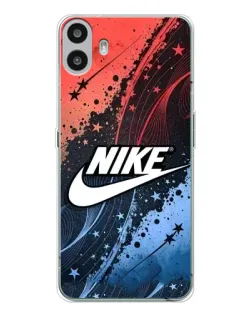 Чехол для Nothing CMF Phone 1 с картинкой «Градиентный принт Найк»