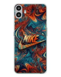 Чехол для Nothing CMF Phone 1 с картинкой «Nike в абстракции»