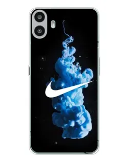 Чехол для Nothing CMF Phone 1 с картинкой «Nike и синий дым»