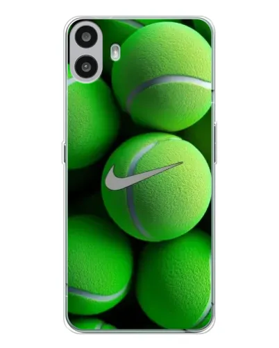 Чехол для Nothing CMF Phone 1 с картинкой «Теннисные мячи Найк» Чехол для Nothing CMF Phone 1 с картинкой «Теннисные мячи Найк»
