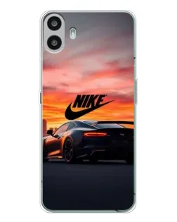 Чехол для Nothing CMF Phone 1 с картинкой «Nike и суперкар»