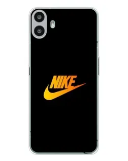 Чехол для Nothing CMF Phone 1 с картинкой «Золотой логотип Nike»