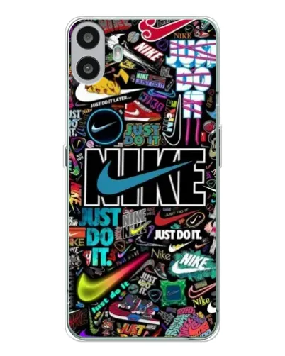 Чехол для Nothing CMF Phone 1 с картинкой «Яркий коллаж Nike» Чехол для Nothing CMF Phone 1 с картинкой «Яркий коллаж Nike»