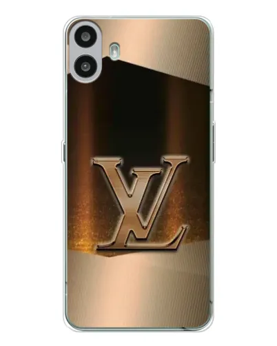 Чехол для Nothing CMF Phone 1 с картинкой «LV — золотое сияние»