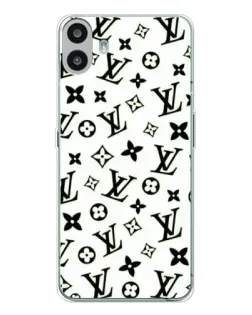 Чехол для Nothing CMF Phone 1 с картинкой «Монохромный хаос LV»