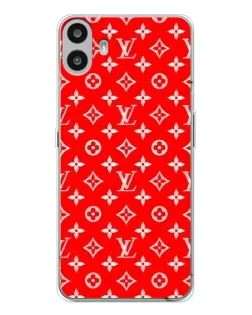 Чехол для Nothing CMF Phone 1 с картинкой «Яркий паттерн LV»