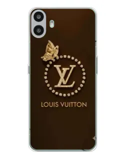 Чехол для Nothing CMF Phone 1 с картинкой «LV — золотая печать»