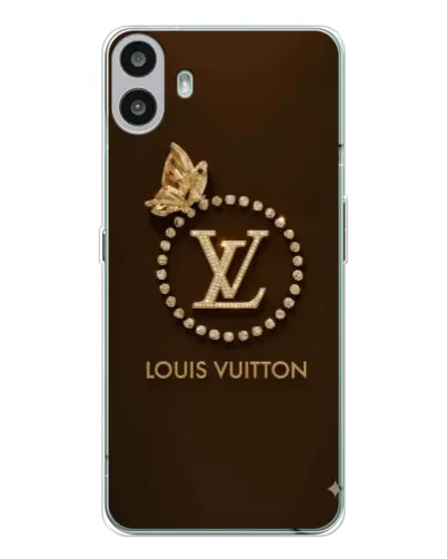 Чехол для Nothing CMF Phone 1 с картинкой «LV — золотая печать»