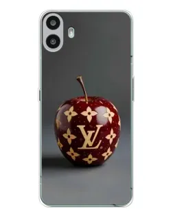 Чехол для Nothing CMF Phone 1 с картинкой «Красное яблоко LV»